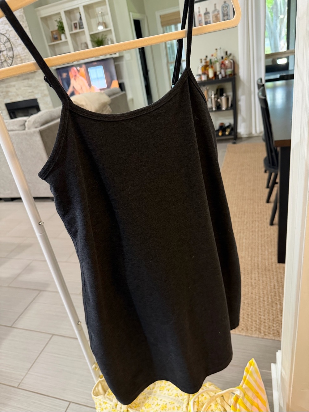 BEYOND YOGA- Black Women's Spaghetti Strap Athletic dress